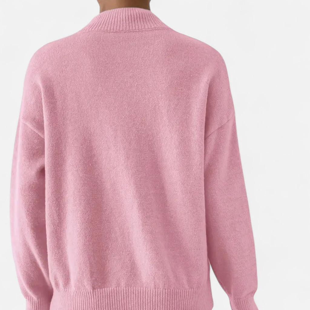 Aveline the Label | Women’s Mock Neck Long Sleeve Sweater