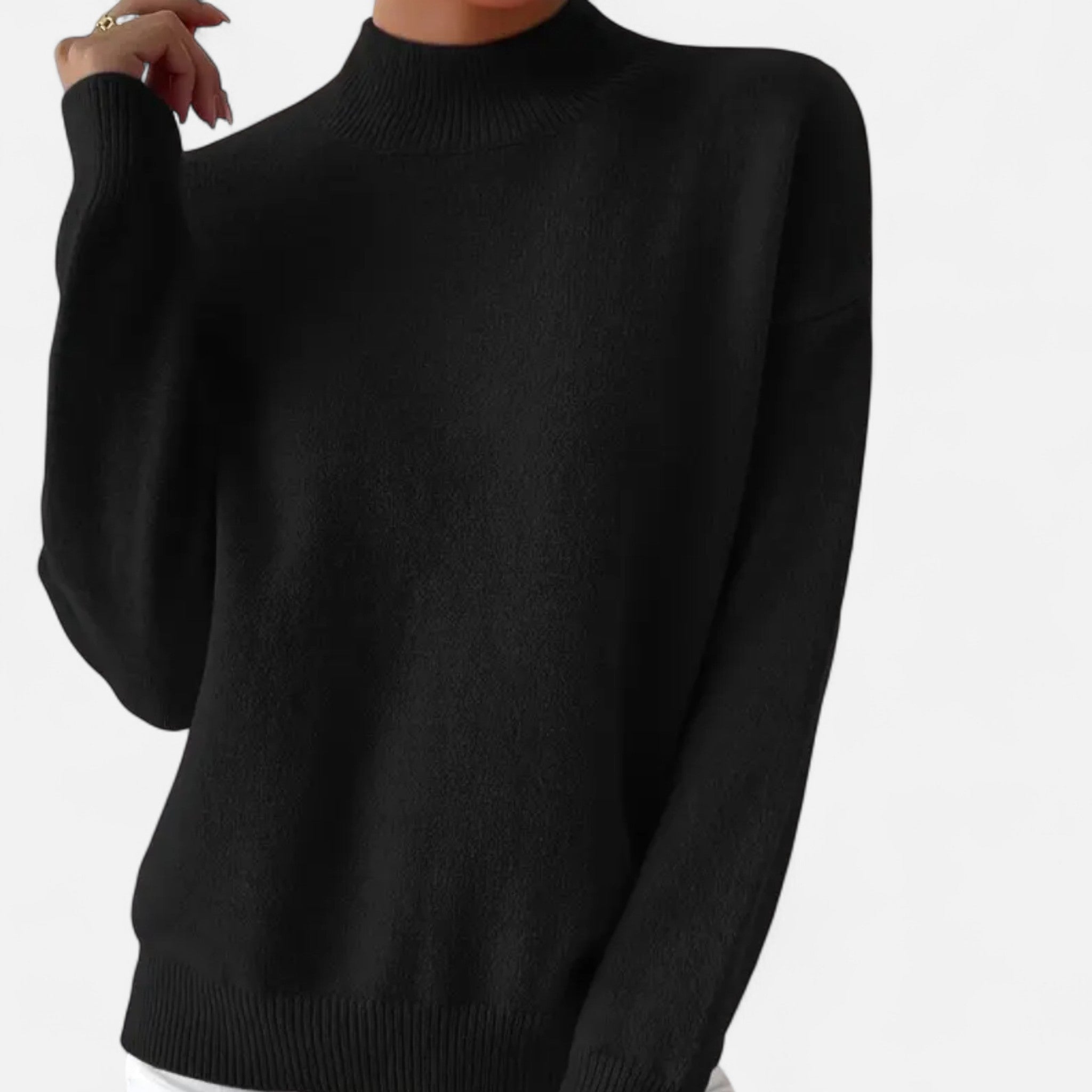 Aveline the Label | Women’s Mock Neck Long Sleeve Sweater