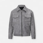 Aveline the Label | Men’s Relaxed-Fit Suede Jacket