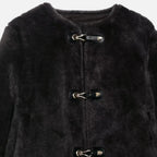 Aveline the Label | Women’s Faux Fur Jacket with Toggle Buttons