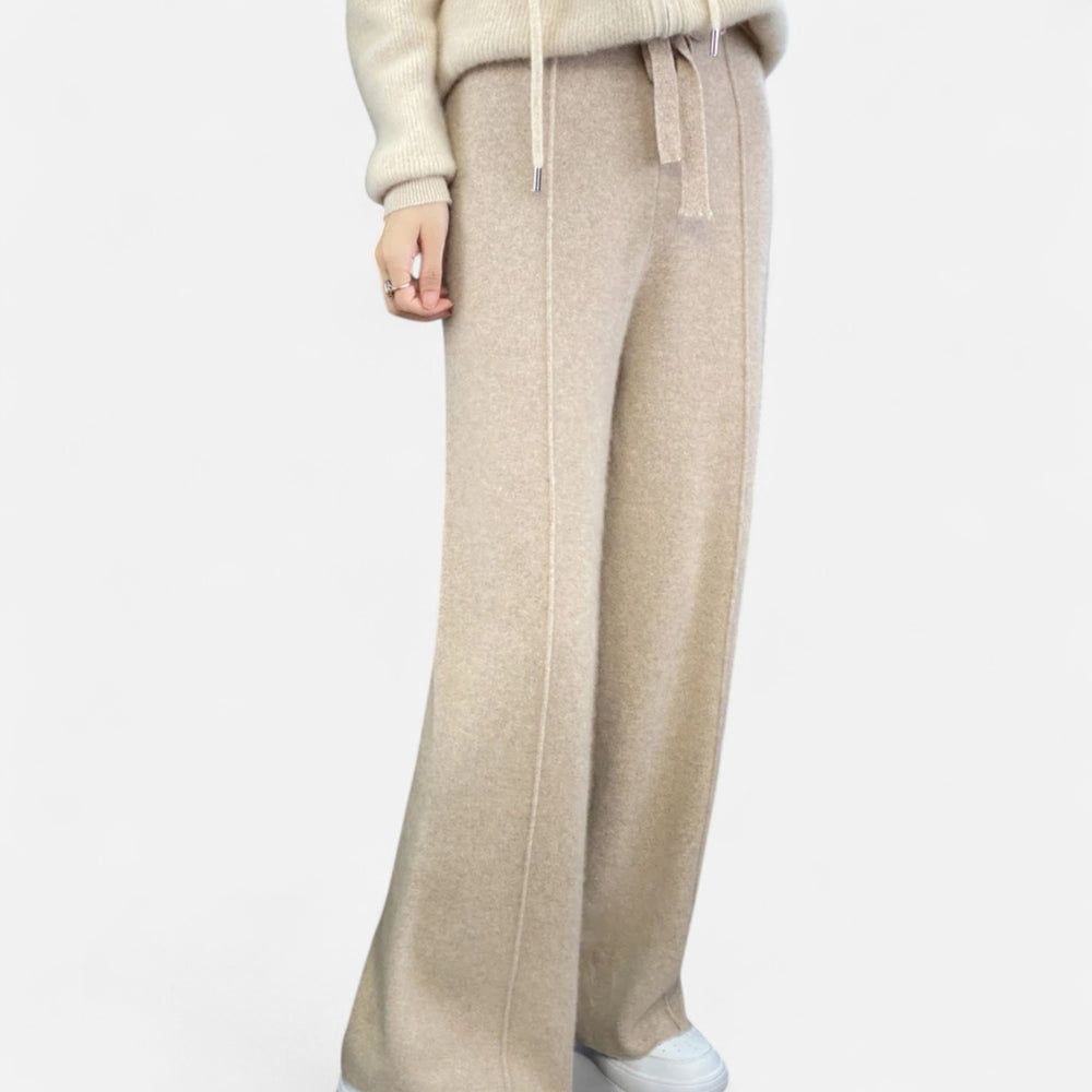 Aveline the Label | Women’s Wool Wide-Leg Knit Trousers