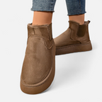 Aveline the Label | Women’s Short Plush Platform Ankle Boots