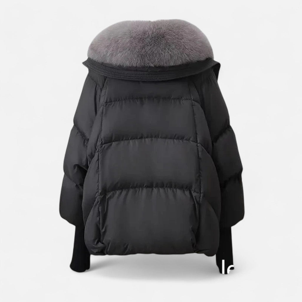 Aveline the Label | Women’s Puffer Jacket with Fur-Collar