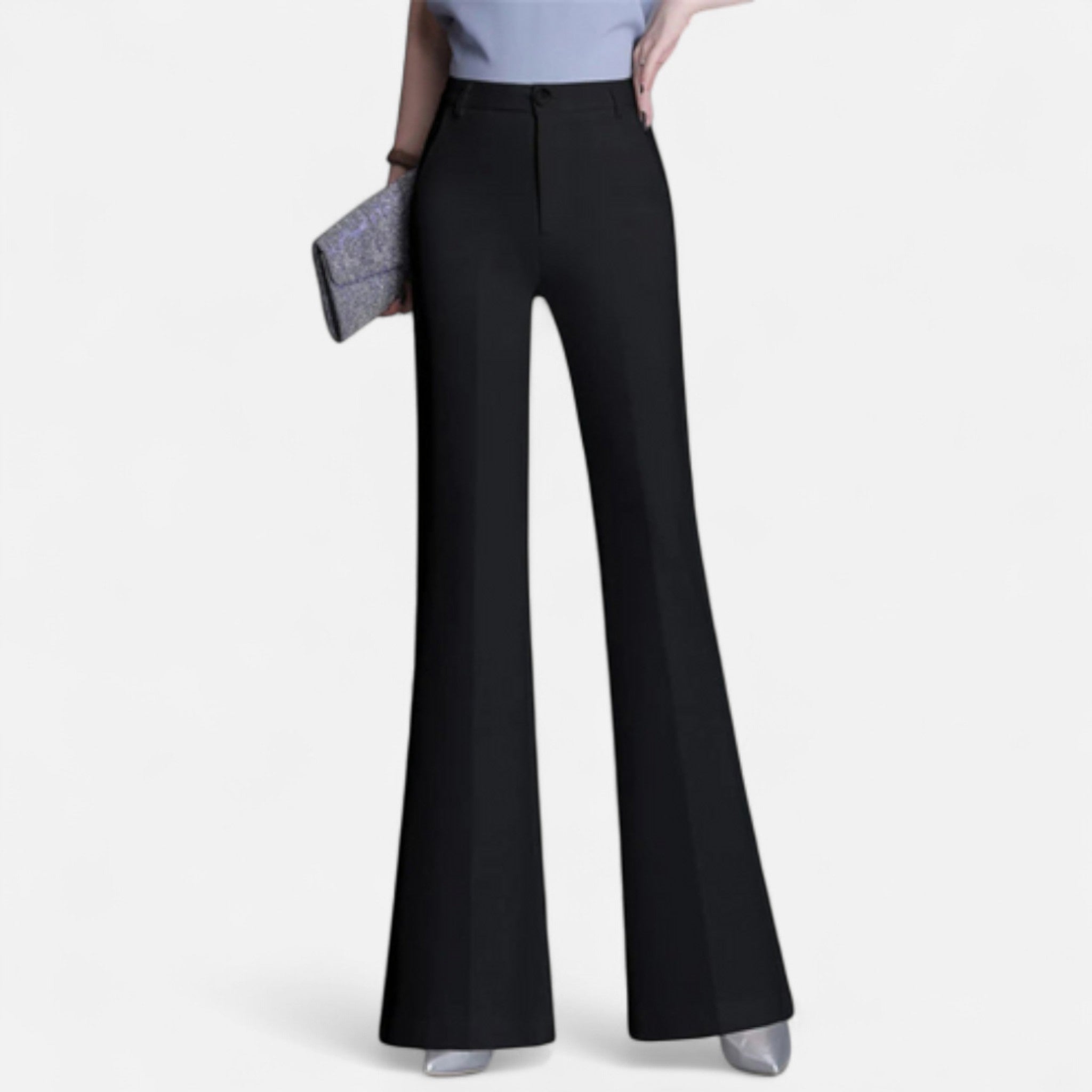 Aveline the Label | Women’s Slim-Fit High-Waist Flared Pants