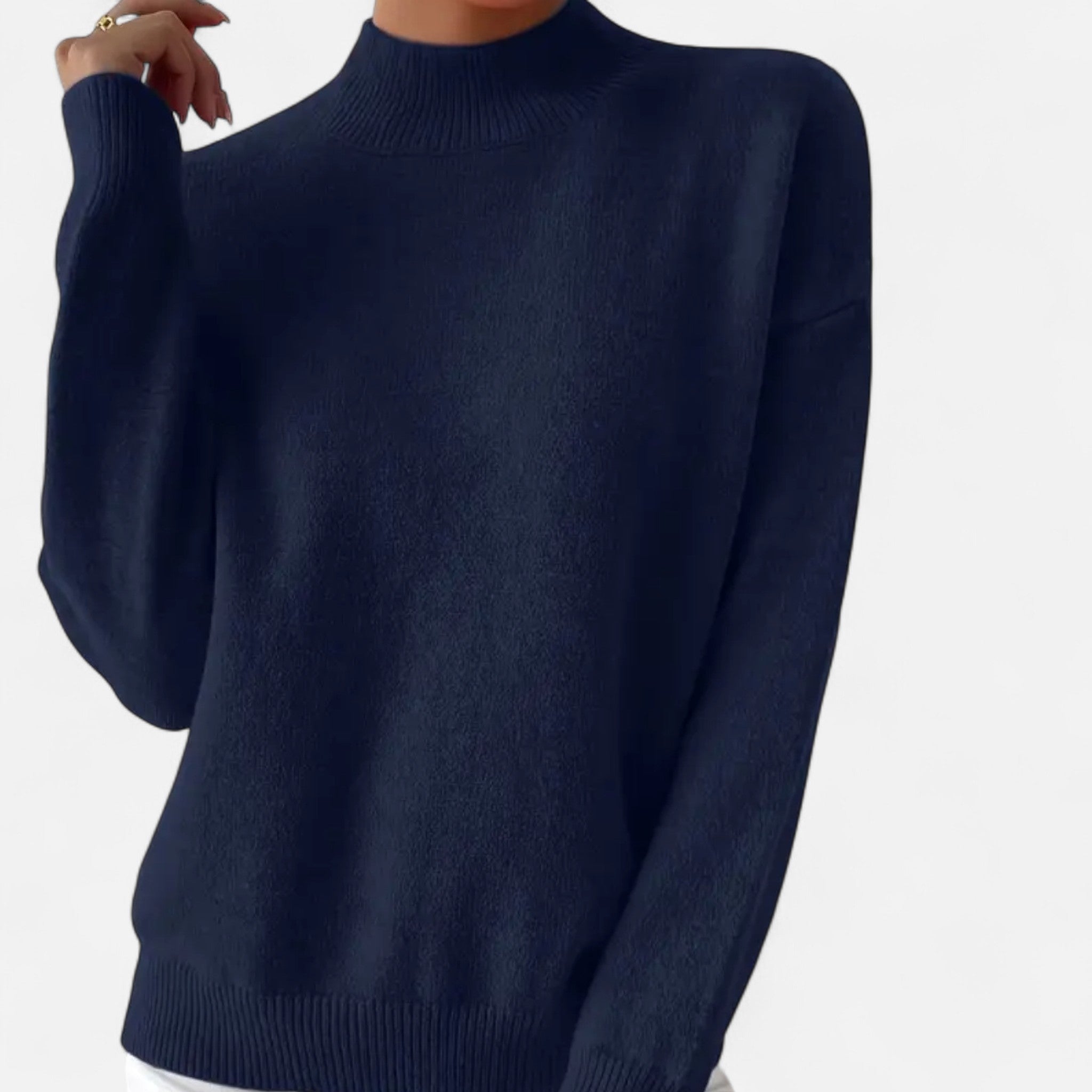 Aveline the Label | Women’s Mock Neck Long Sleeve Sweater