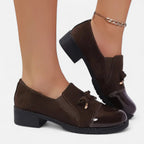 Aveline the Label | Women’s Moccasin Loafers with Bow Detail