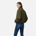 Aveline the Label | Women’s Suede Loose-Fit Zipped Jacket