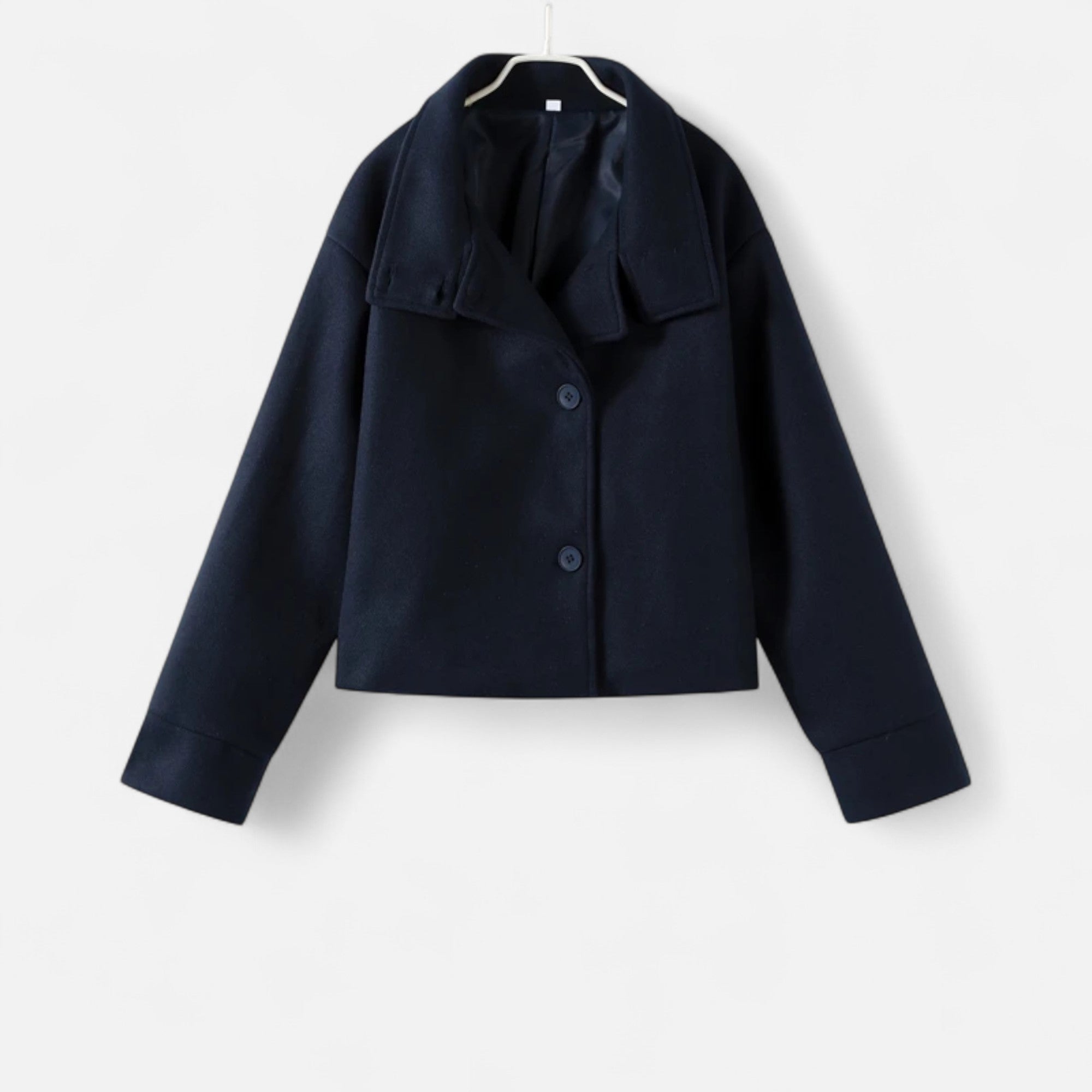 Aveline the Label | Women's Short Coat with Chic High Collar