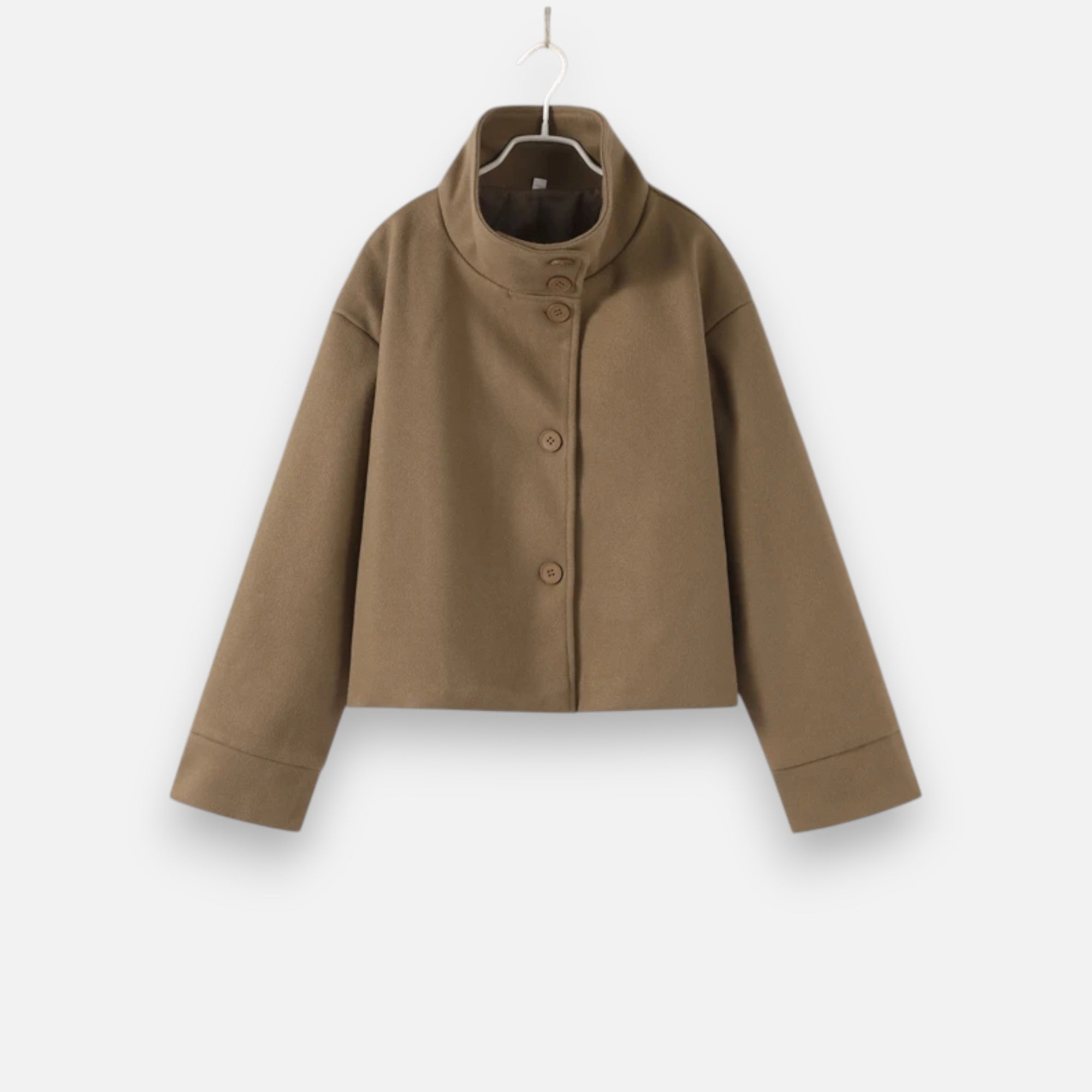 Aveline the Label | Women's Short Coat with Chic High Collar