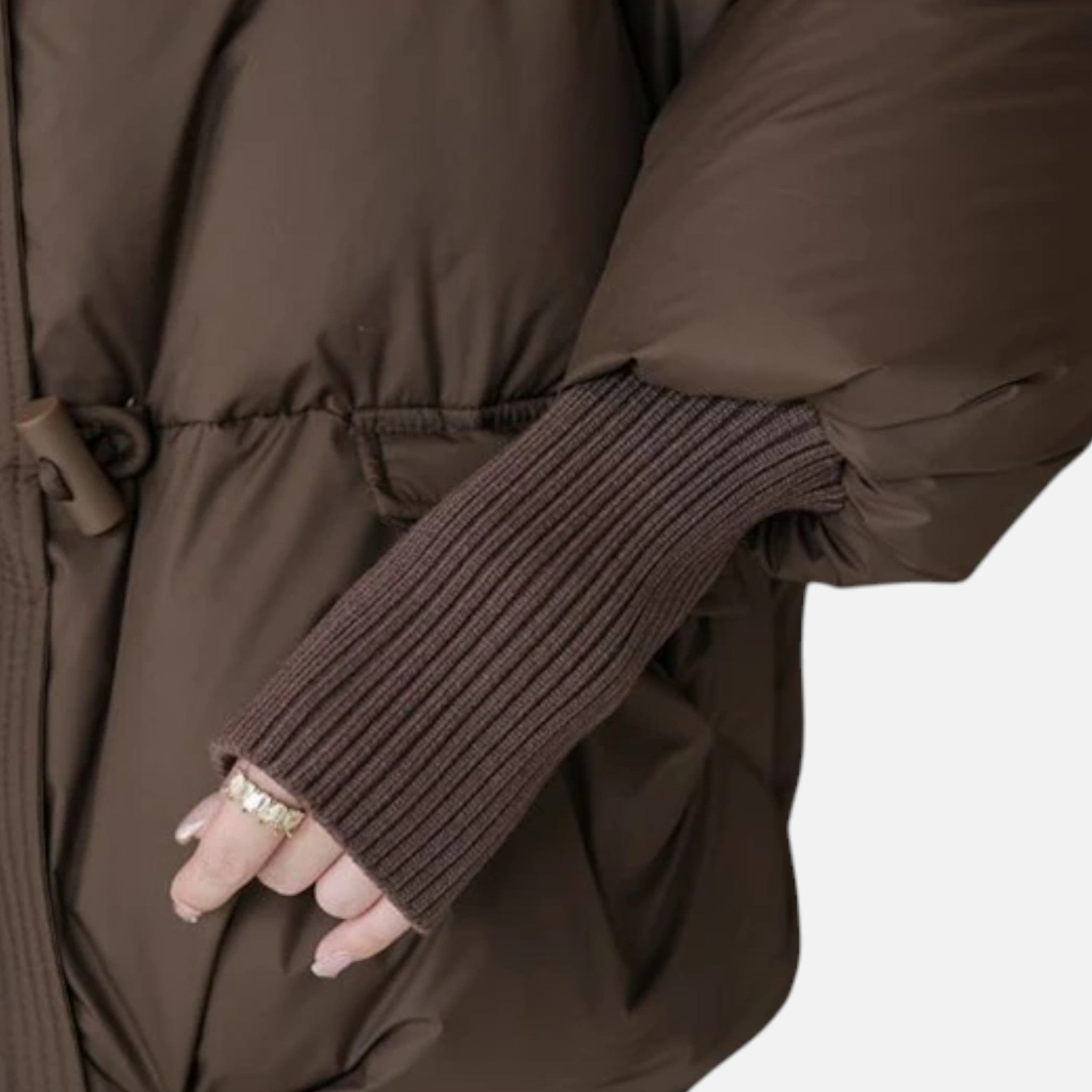 Aveline the Label | Women’s Puffer Jacket with Fur-Collar