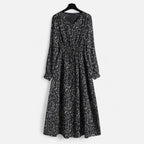 Aveline the Label | Women’s Autumn Chiffon Elegance Dress