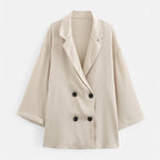 Women’s Wrinkled Suit Jacket & Pants Set