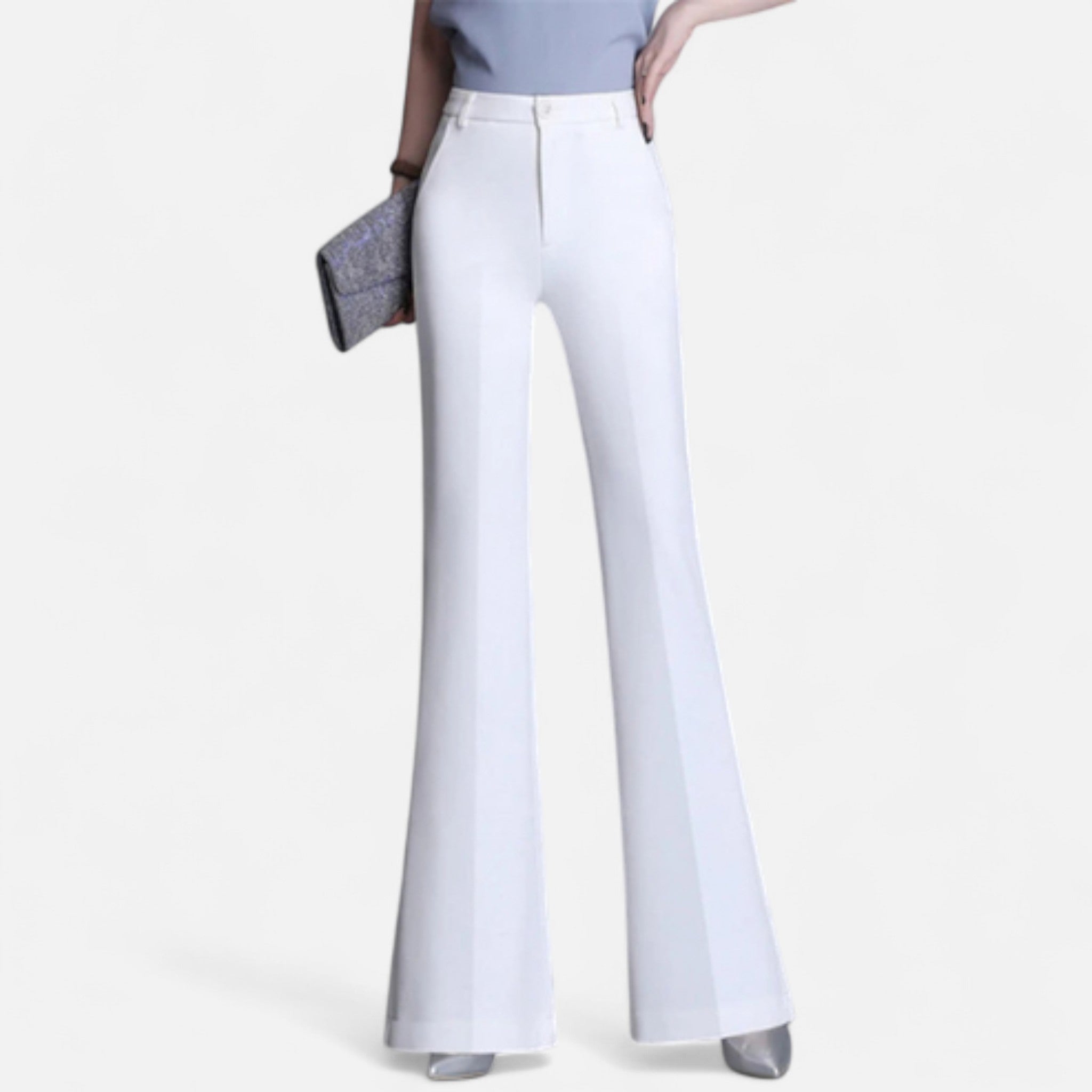 Aveline the Label | Women’s Slim-Fit High-Waist Flared Pants