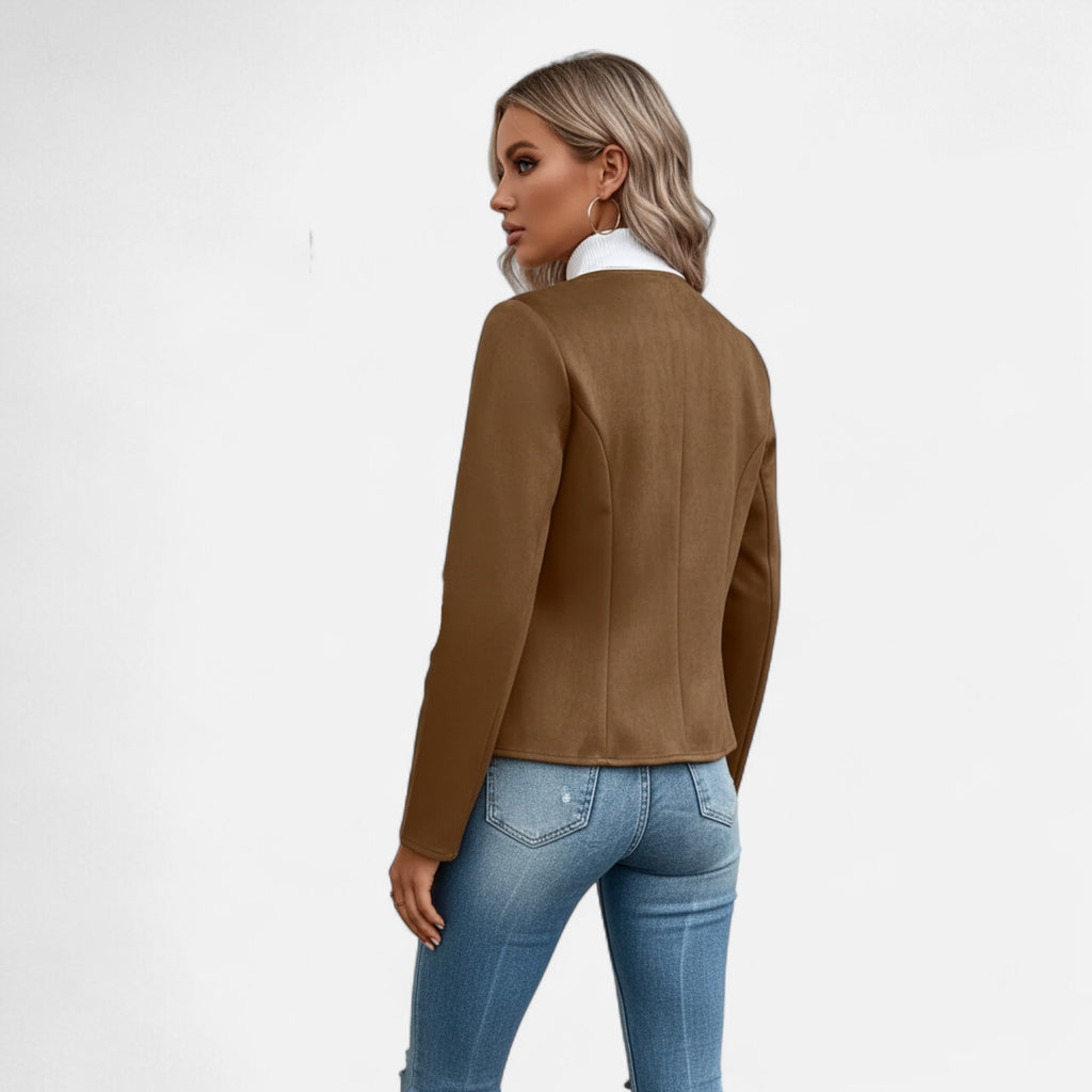 Aveline the Label | Women’s Cropped Jacket with Zipper
