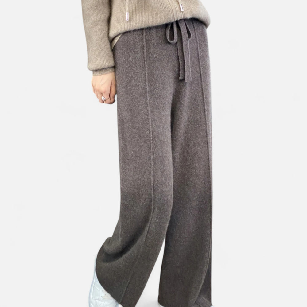 Aveline the Label | Women’s Wool Wide-Leg Knit Trousers