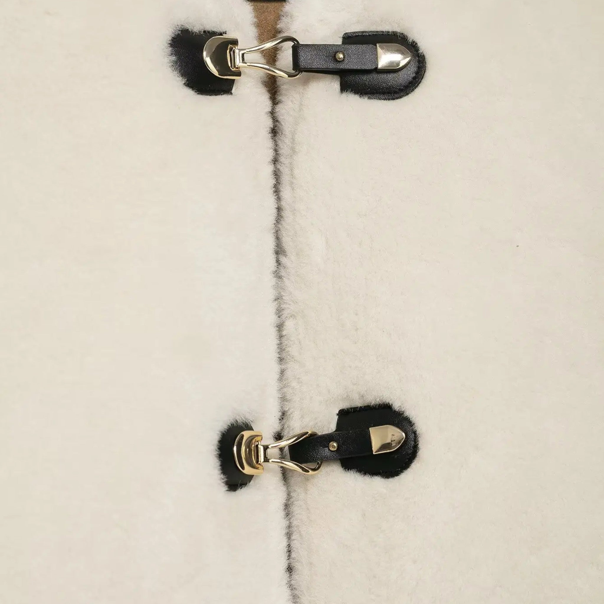 Aveline the Label | Women’s Faux Fur Jacket with Toggle Buttons