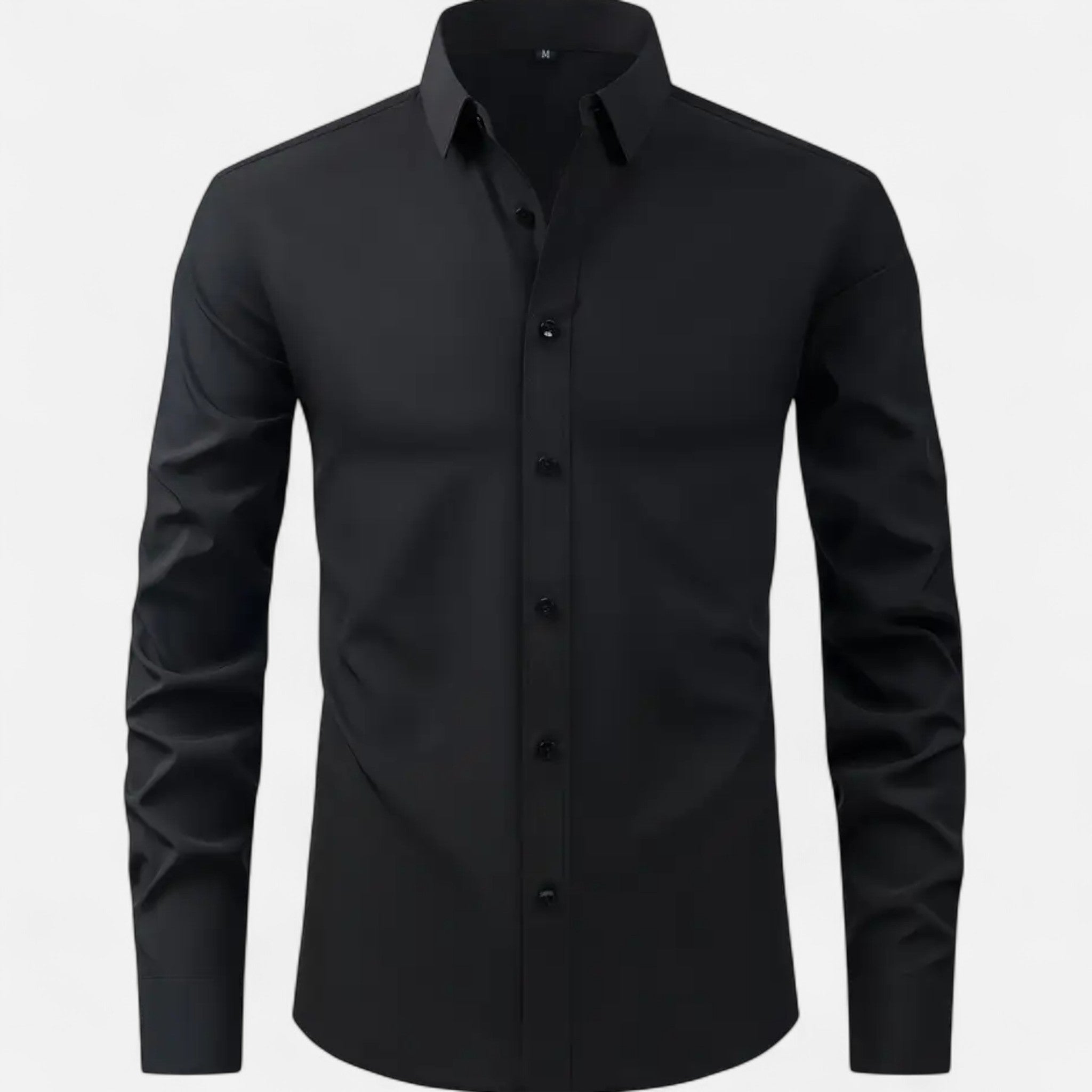 Aveline the Label | Men’s Slim-Fit Long-Sleeve Shirt with Stretch