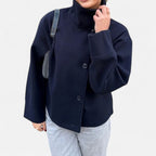 Aveline the Label | Women's Short Coat with Chic High Collar