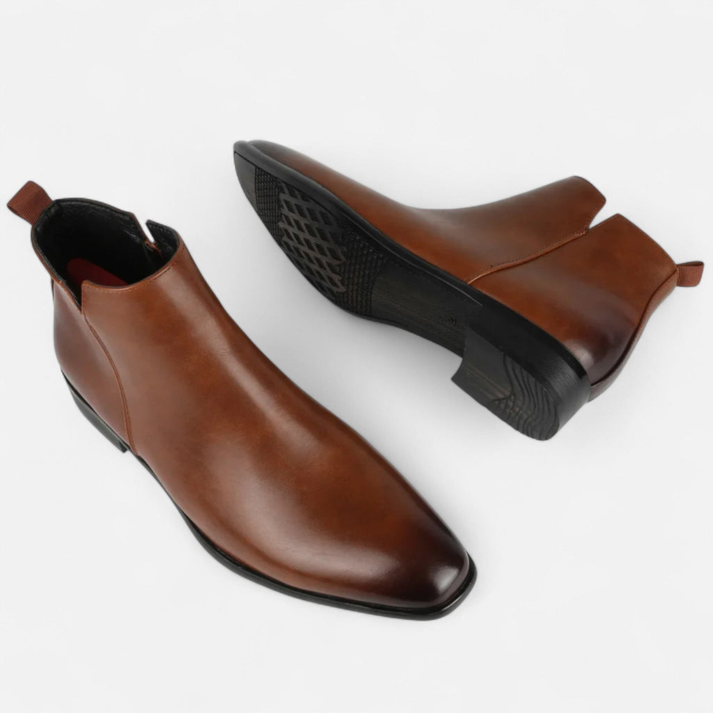 Aveline the Label | Men’s Square-Toe Chelsea Boots