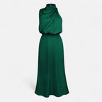 Aveline the Label | Women’s Satin A-Line Sleeveless Long Dress