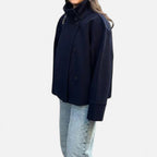Aveline the Label | Women's Short Coat with Chic High Collar