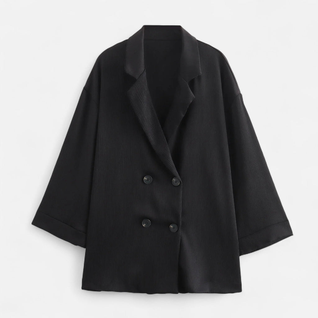 Women’s Wrinkled Suit Jacket & Pants Set