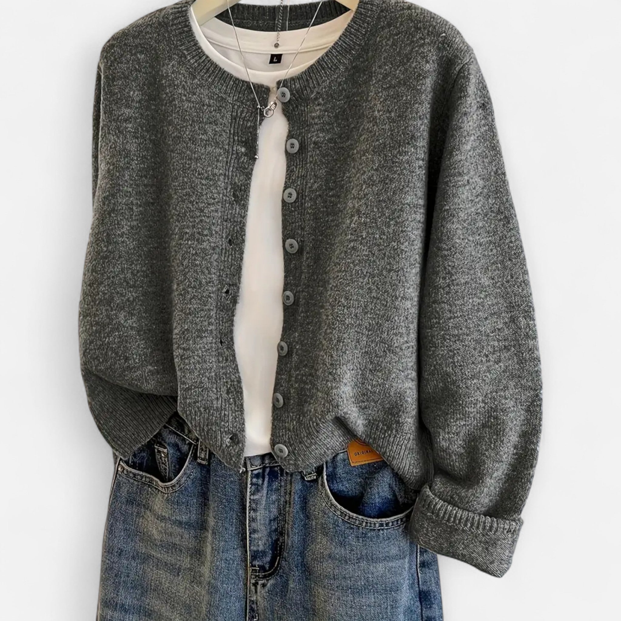 Aveline the Label | Women’s Button-Front Long Sleeve Cardigan