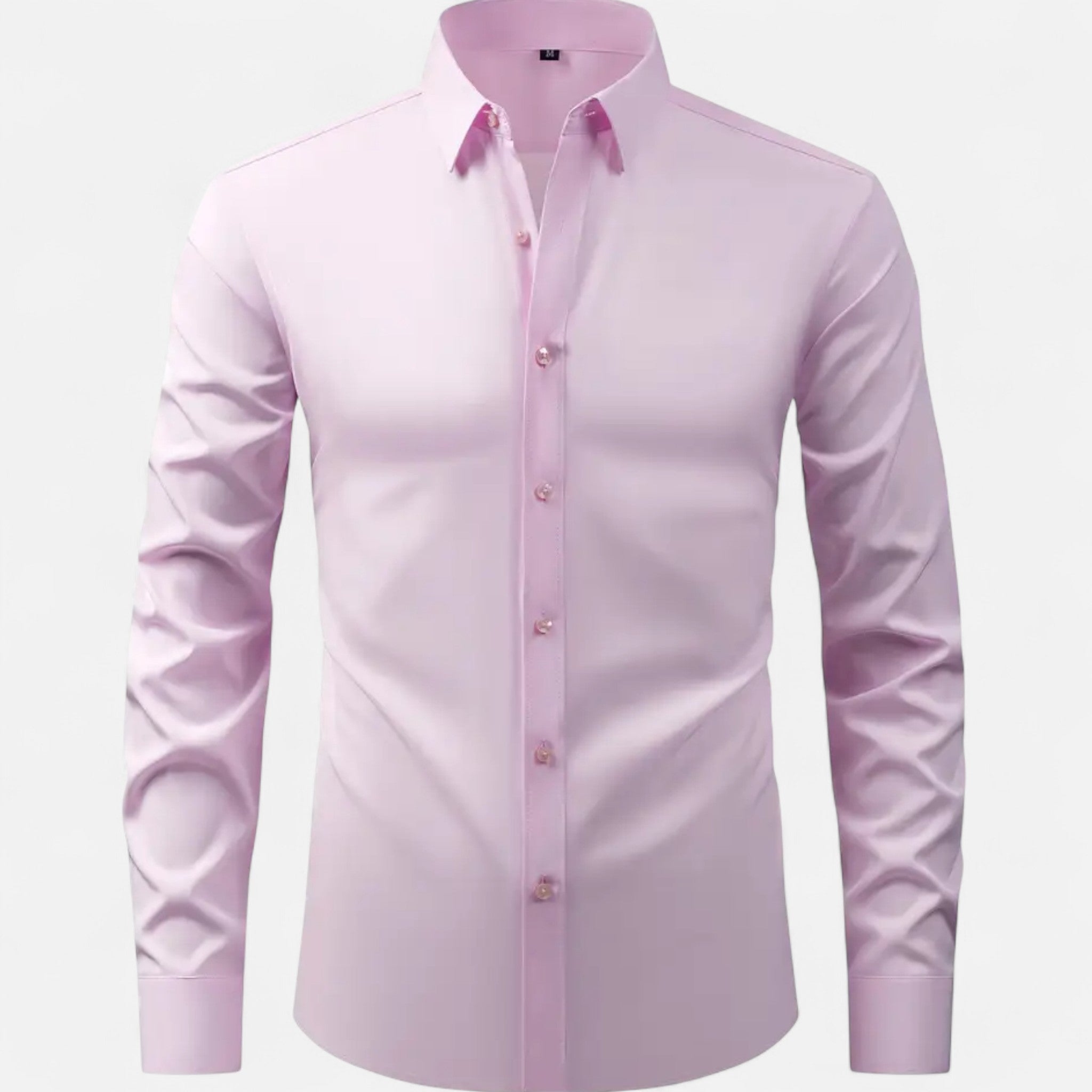 Aveline the Label | Men’s Slim-Fit Long-Sleeve Shirt with Stretch