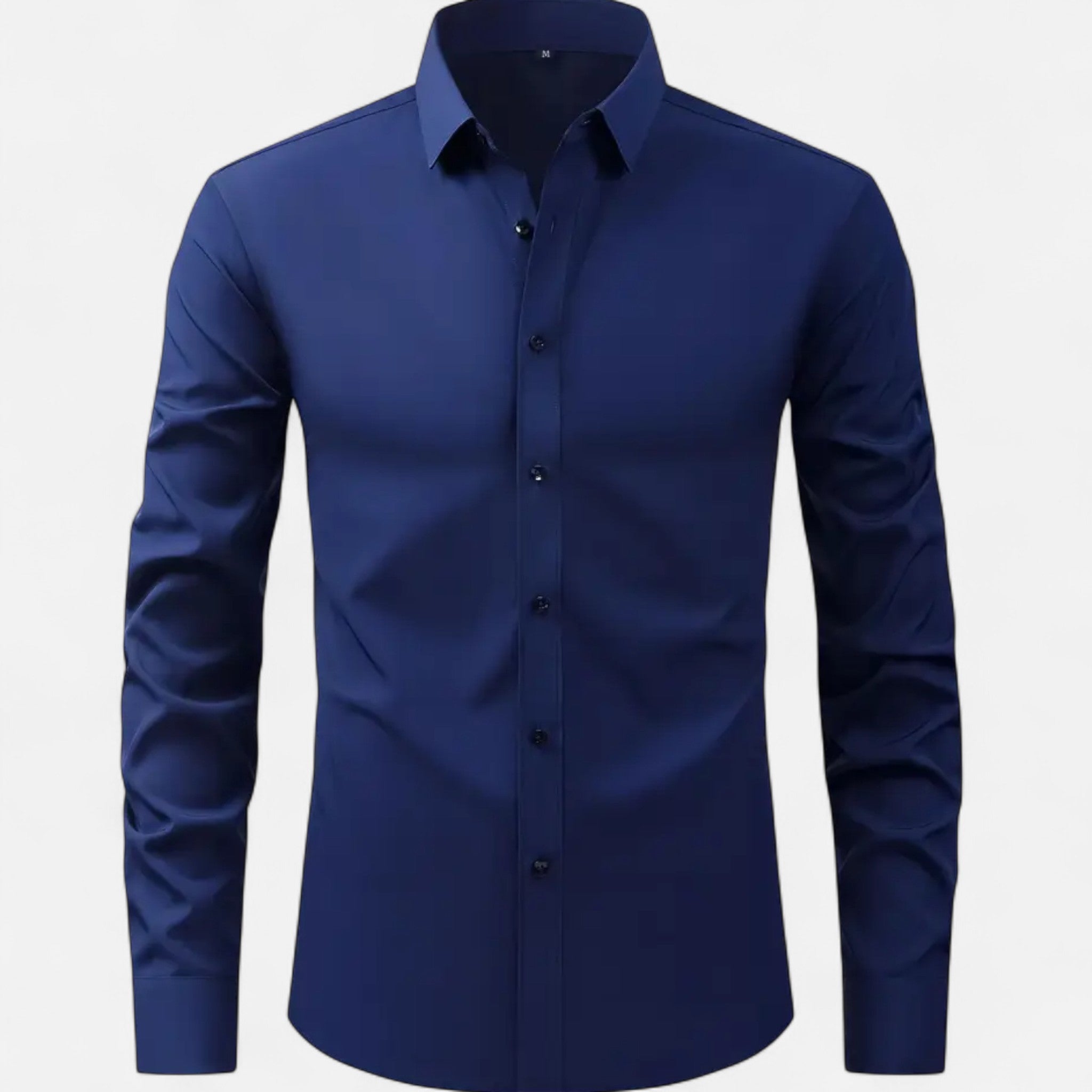 Aveline the Label | Men’s Slim-Fit Long-Sleeve Shirt with Stretch