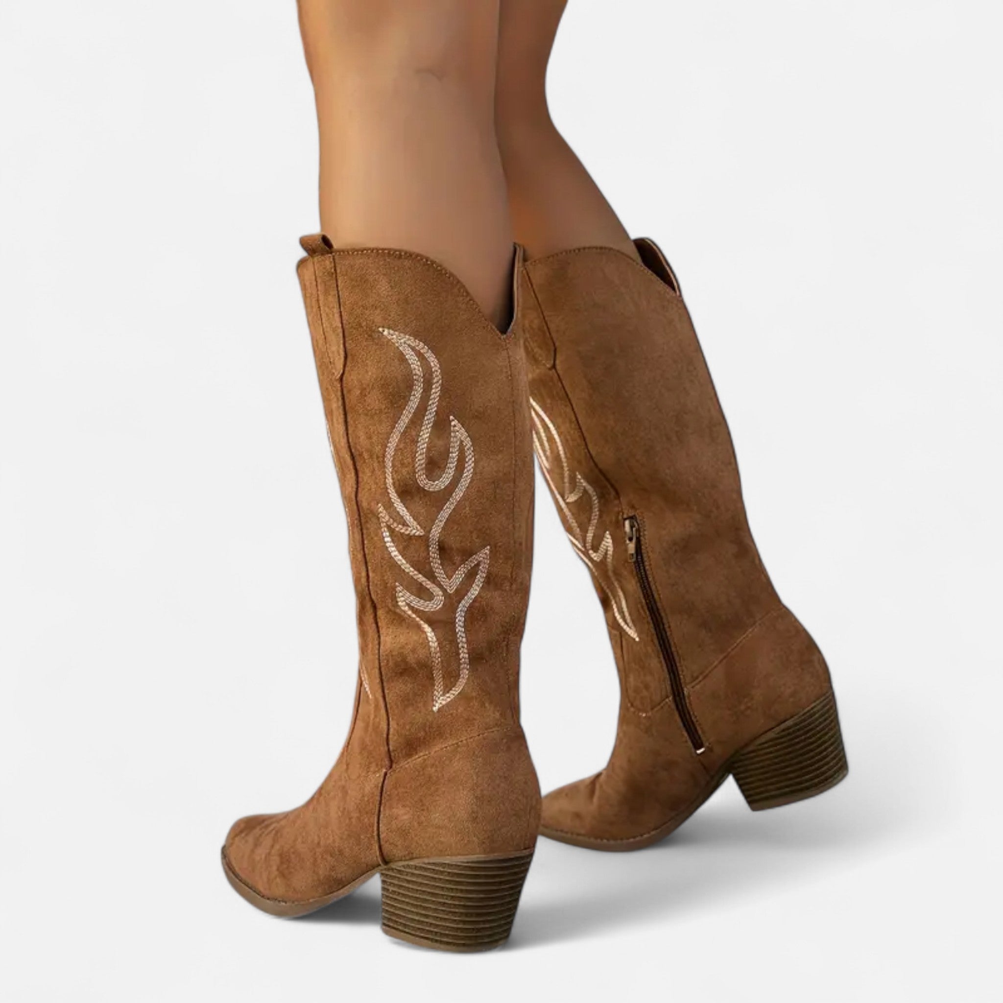 Aveline the Label | Women’s Chunky Heel Cowboy Boots