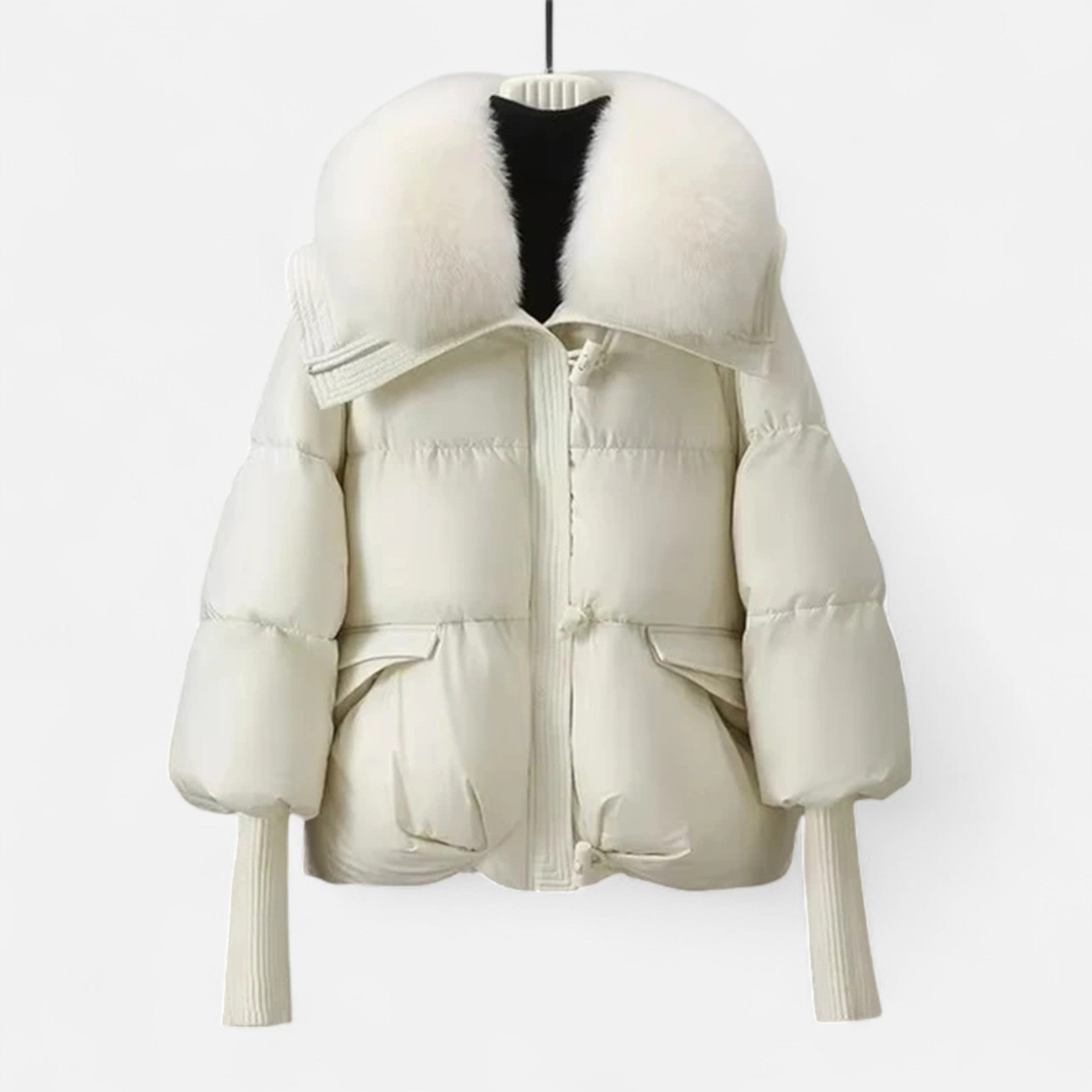 Aveline the Label | Women’s Puffer Jacket with Fur-Collar