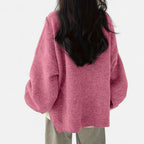 Aveline the Label | Women’s Solid Crew Neck Pullover Sweater