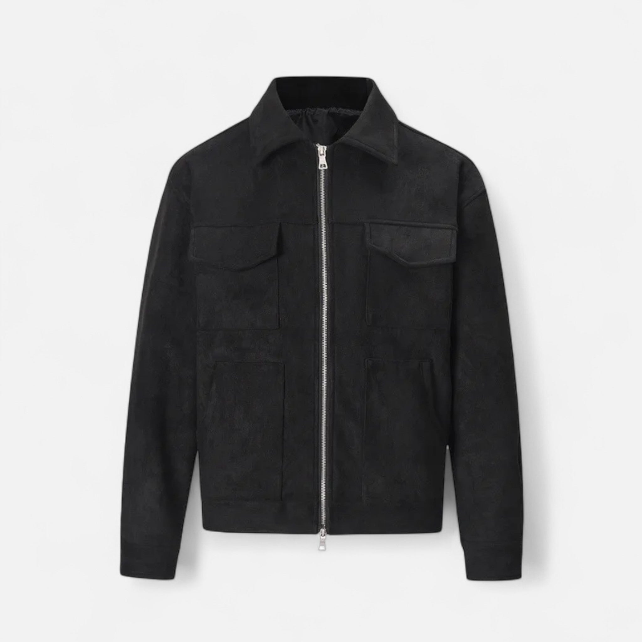 Aveline the Label | Men’s Relaxed-Fit Suede Jacket