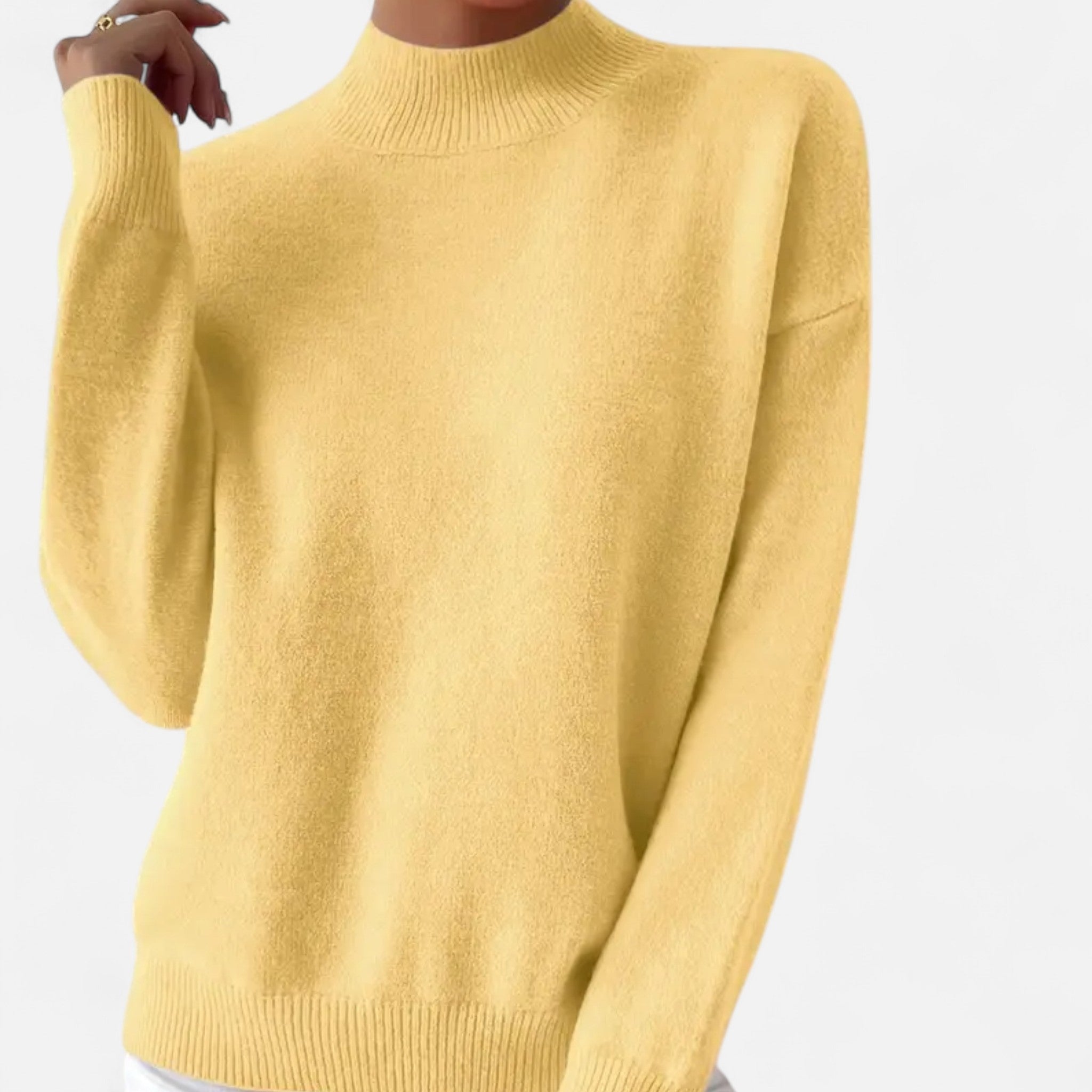 Aveline the Label | Women’s Mock Neck Long Sleeve Sweater