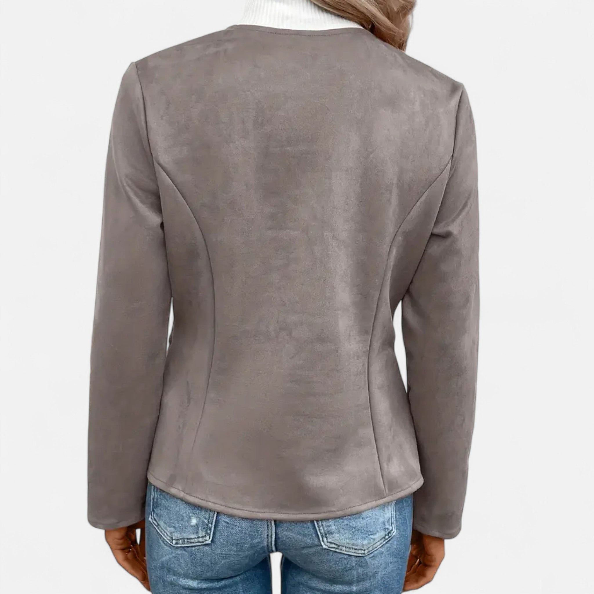 Aveline the Label | Women’s Cropped Jacket with Zipper