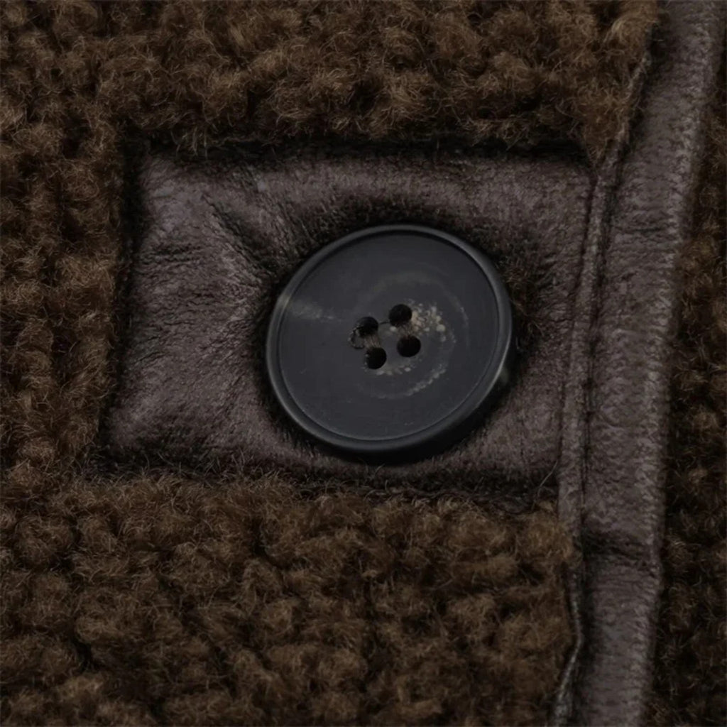 Aveline the Label | Women’s Reversible Brown Teddy Jacket