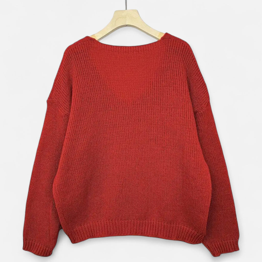 Aveline the Label | Women’s V-Neck Pullover Sweater