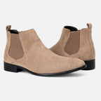 Aveline the Label | Men’s Suede Square-Toe Chelsea Boots