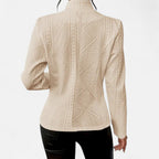 Aveline the Label | Women’s Textured Single-Breasted Blazer
