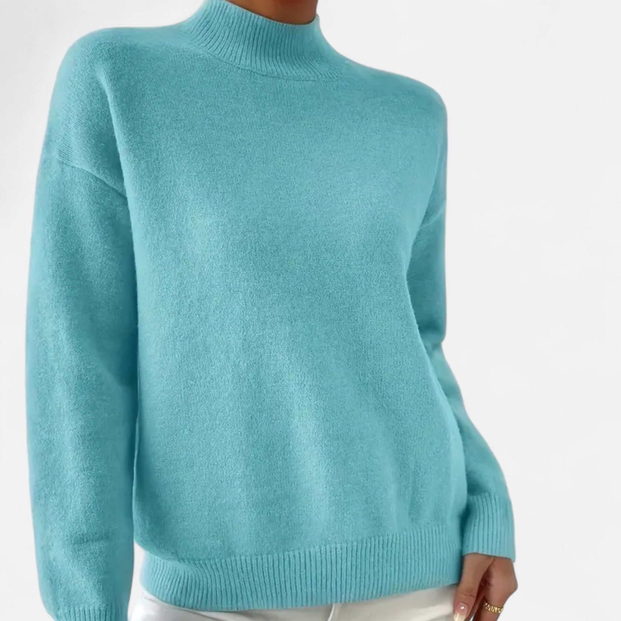 Aveline the Label | Women’s Mock Neck Long Sleeve Sweater