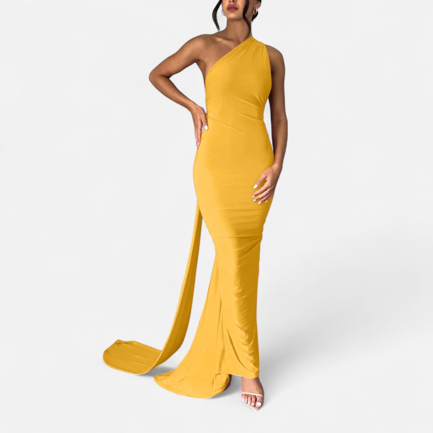 Aveline the Label | Women’s Backless Scarf-Tie Evening Dress