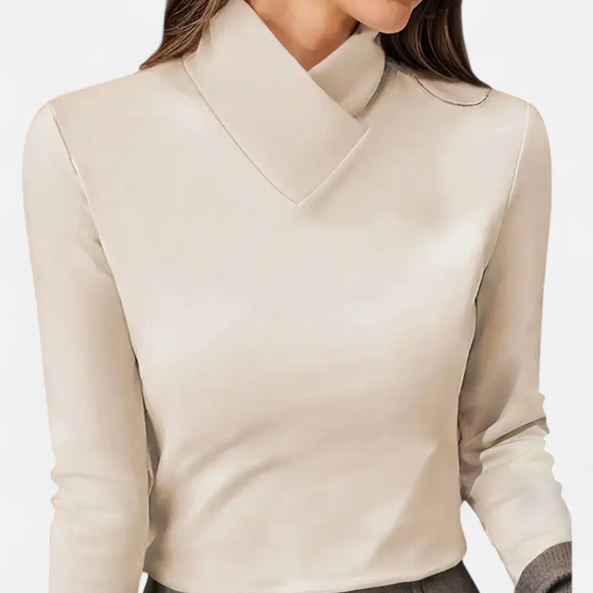 Aveline the Label | Women’s High-Neck Long-Sleeve Top