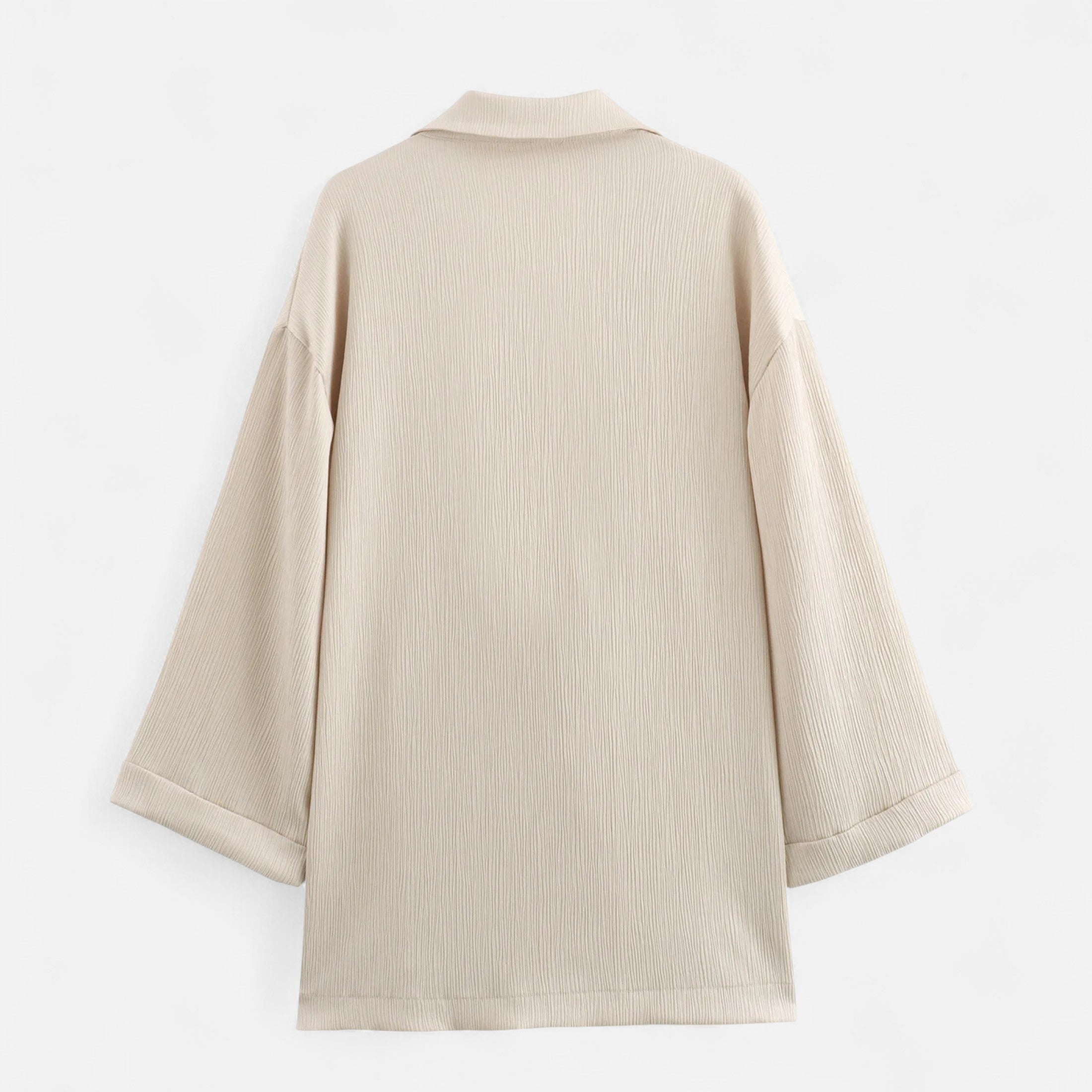 Women’s Wrinkled Suit Jacket & Pants Set