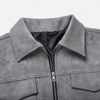Aveline the Label | Men’s Relaxed-Fit Suede Jacket