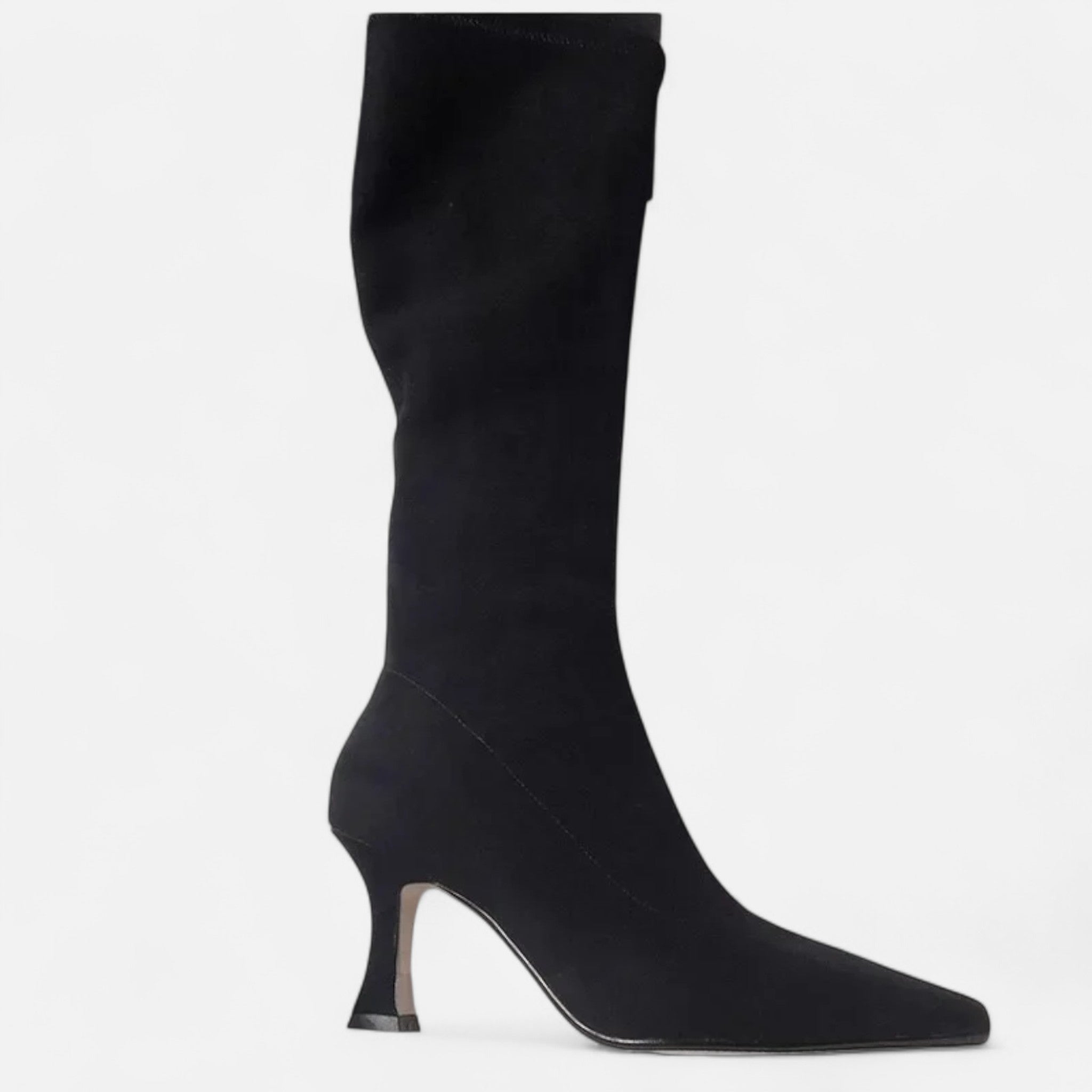 Aveline the Label | Women’s Suede Thigh-High Boots with Heels
