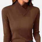 Aveline the Label | Women’s High-Neck Long-Sleeve Top
