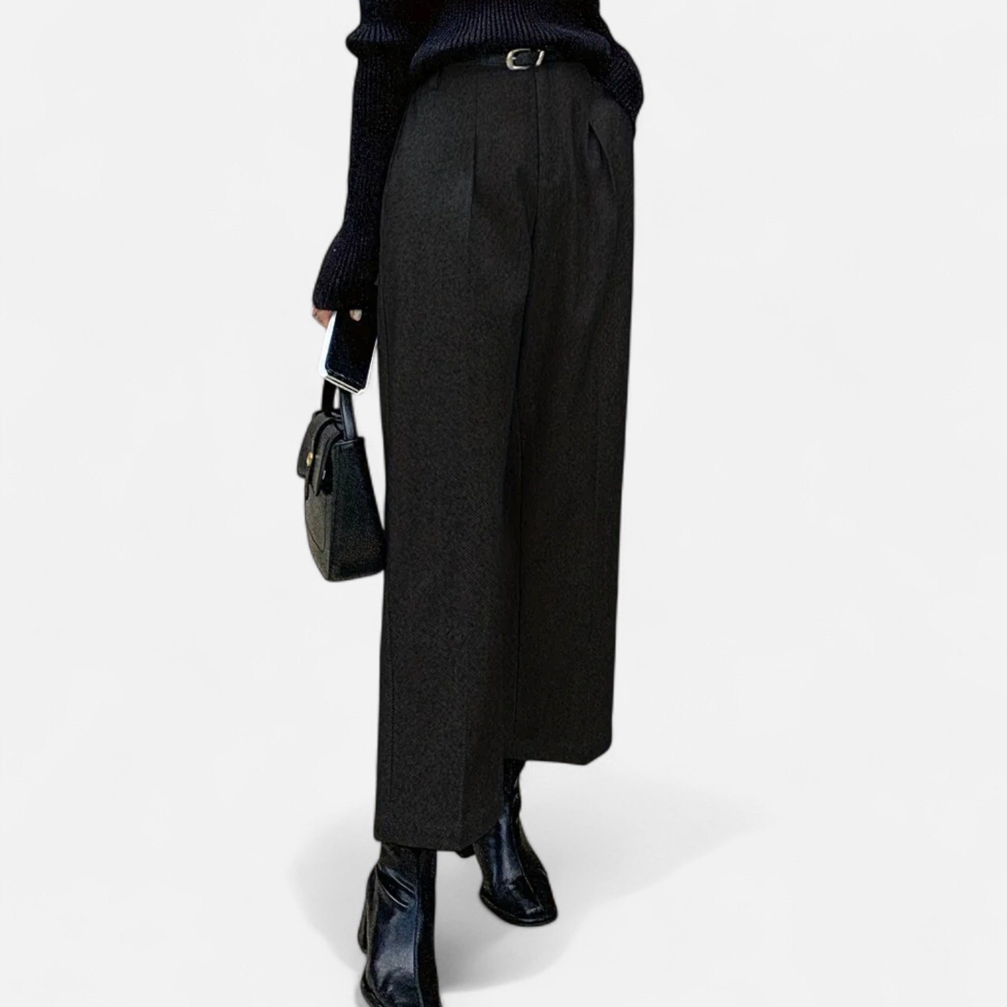 Aveline the Label | Women’s High-Waist Straight Wide-Leg Trousers