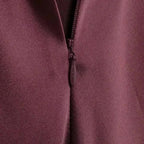 Aveline the Label | Women’s Satin Halter Dress with Open Back