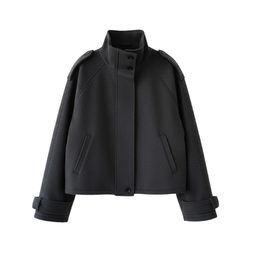 Aveline the Label | Women's Wool Coat with High Collar