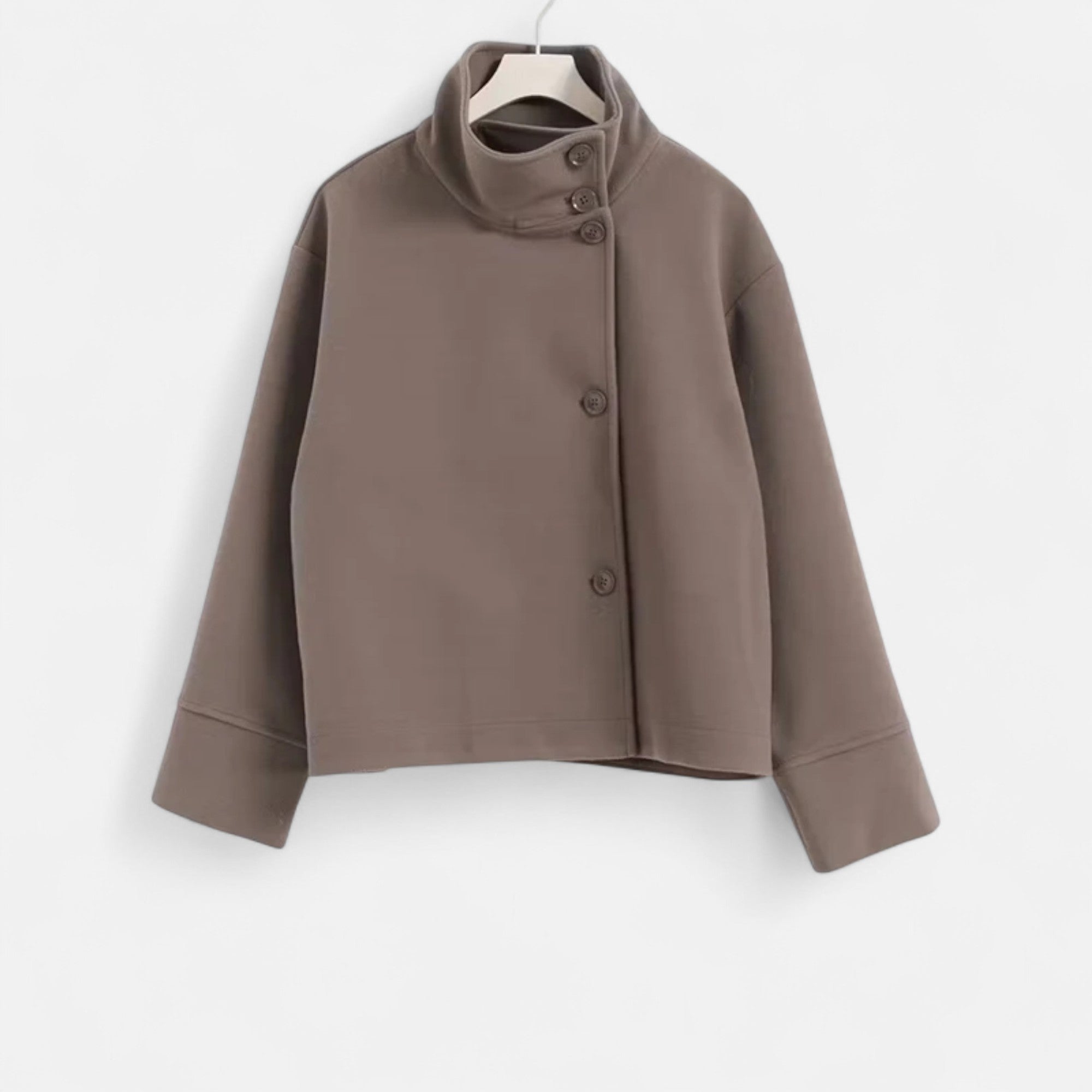Aveline the Label | Women's Short Coat with Chic High Collar